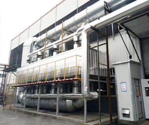 橡塑厂吸附脱附+催化燃烧